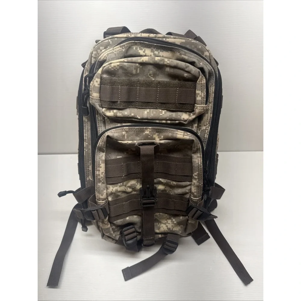 Tactical Army ACU Digital Camo Backpack MOLLE Rucksack Hiking Bug Out Bag